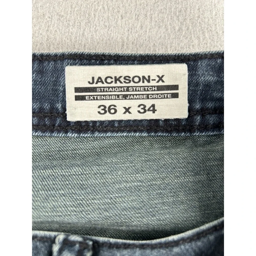 Buffalo David Bitton Jeans 36X33 Men's Jackson-X Straight Stretch Fit